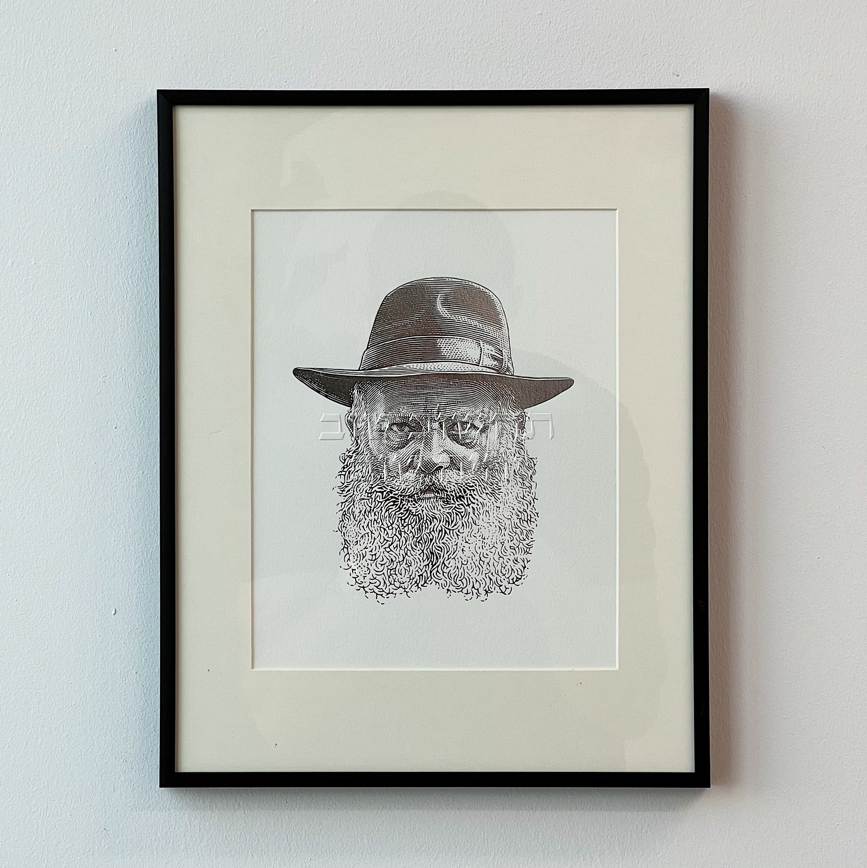Lubavitcher Rebbe · Silver · Framed Limited Edition